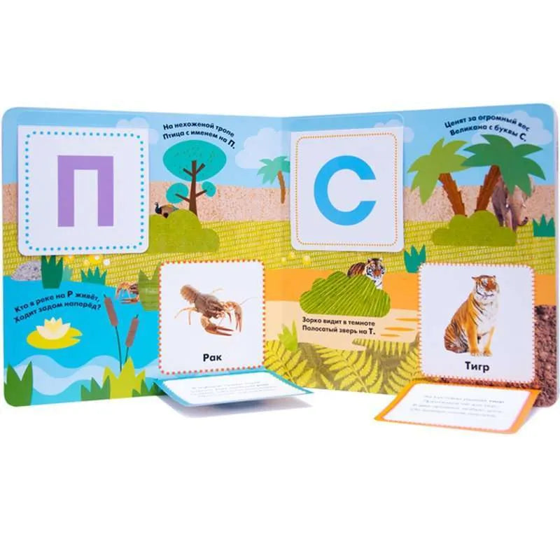 Моя первая азбука с загадками и сюрпризами / My First Russian Alphabet Book